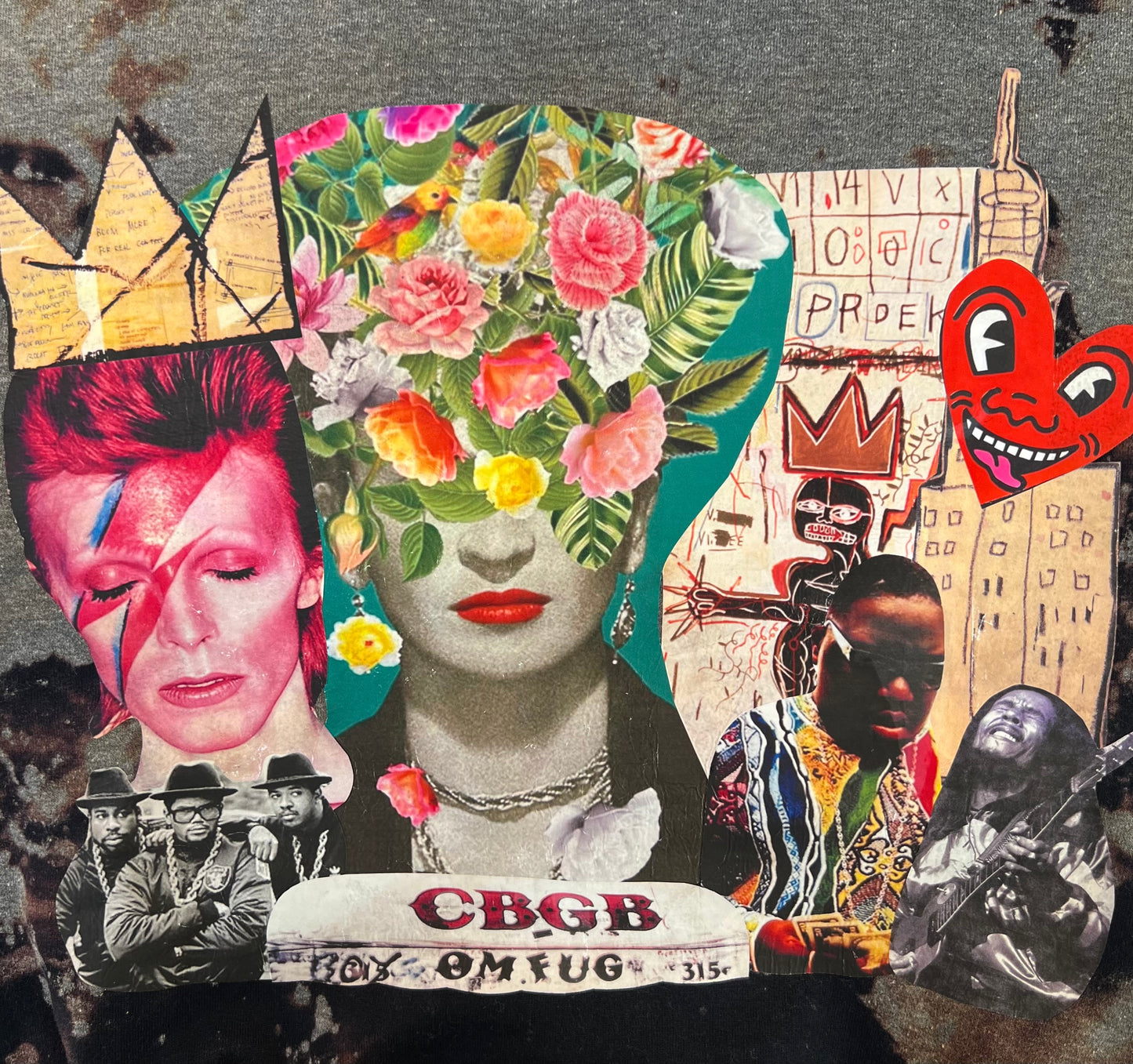 Frida Custon Collage Crewneck Sweatshirt