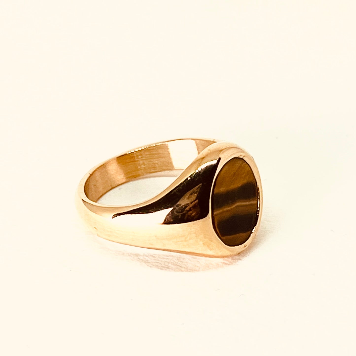 Tiger’s Eye Signet Ring