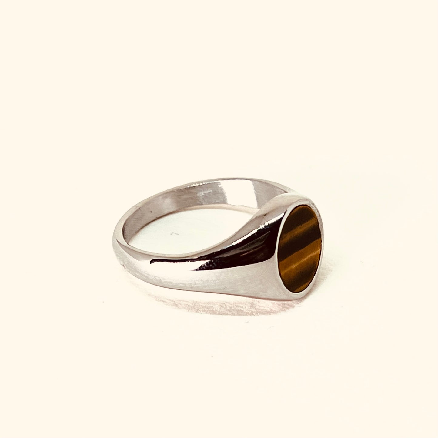 Tiger’s Eye Signet Ring