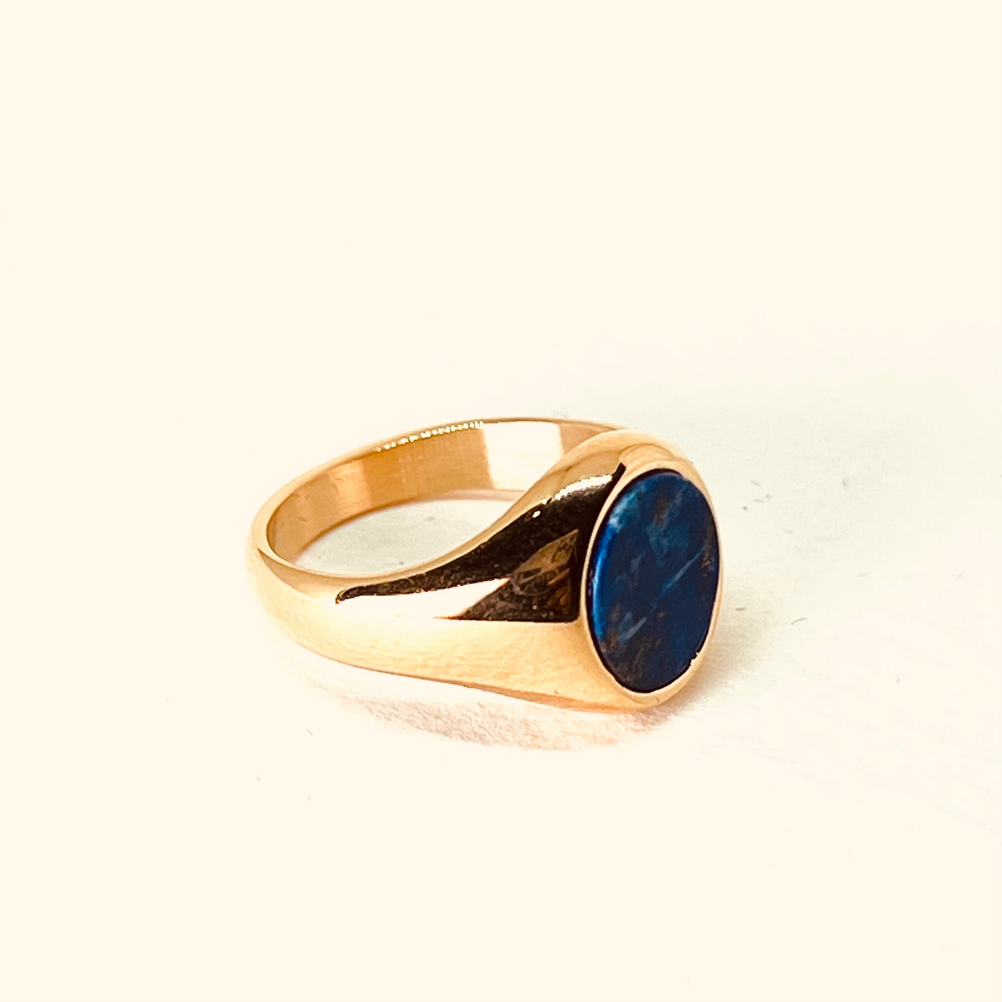 Lapis Signet Ring