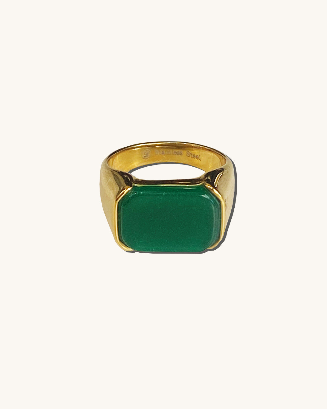 Jade Signet Ring